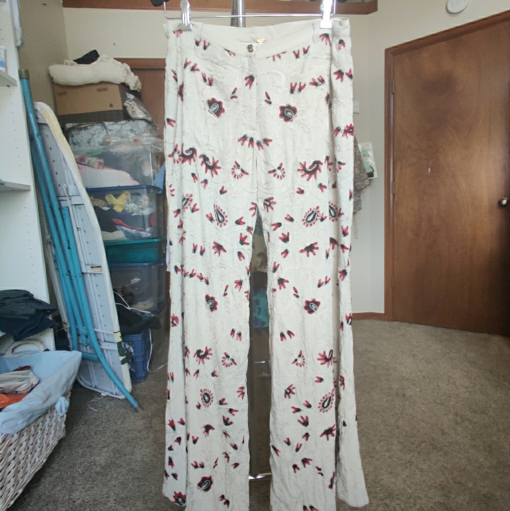 ❤️Free People wide leg large 1960s style pants